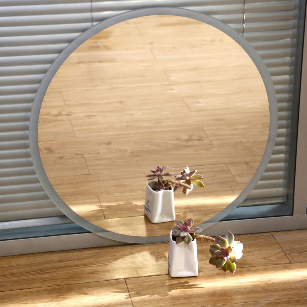 Aluminum Silver Mirror Antique Safety Bathroom Mirror Copper Lead Free Mirror Solar Mirror Decorative Mirror Car Mirror Side Mirror with ISO/CE/SGS Certificate