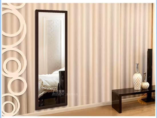 Лидер продаж, пластиковое зеркало в упаковке, напольное зеркало для всего тела, магазин одежды для спальни